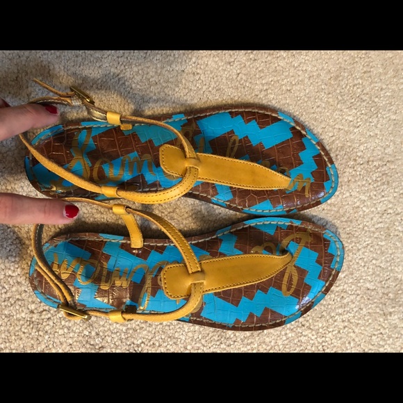 Sam Edelman Shoes Sam Edelman Yellow Sandals Poshmark